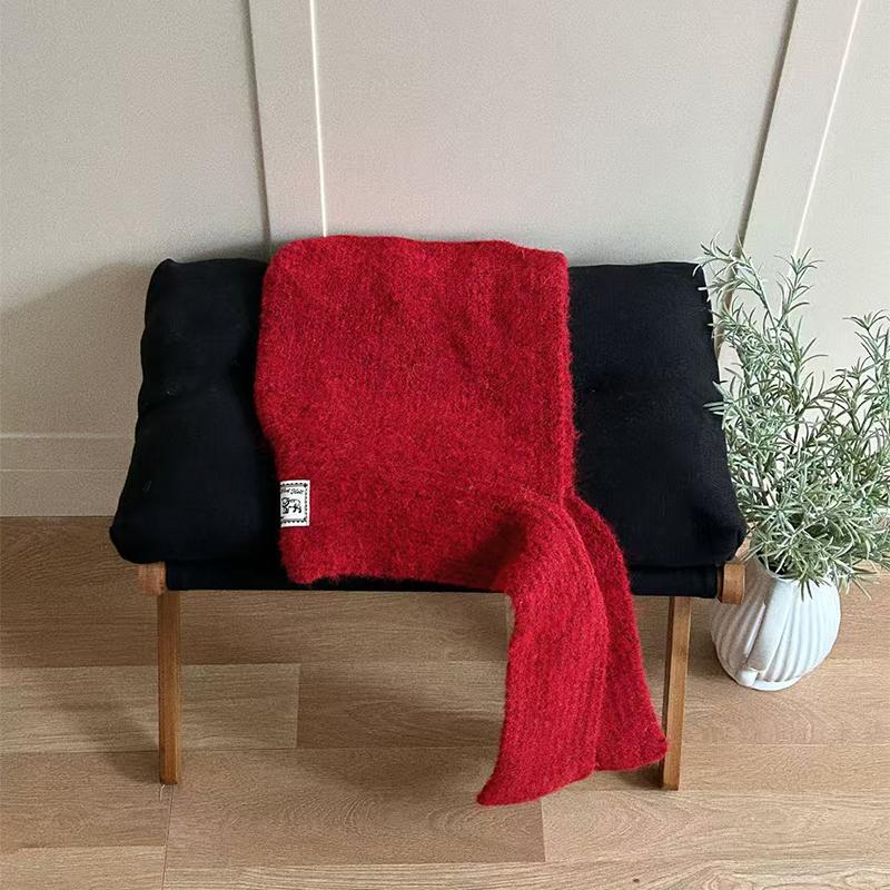 Winter Balaclava Scarf Hats For Men Women Winter Warm Knitted Scarf Caps Outdoor Drawstring Neck Collar Beanies Caps Scarves