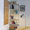 Adjustable Wall-Mount Shelf Bracket for Wooden Boards