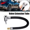 10CM Car Tire Inflator Hose Extension Tube Inflation Tube Adapter Connector Hose Car Exterior Accessories Cannot Deflate
