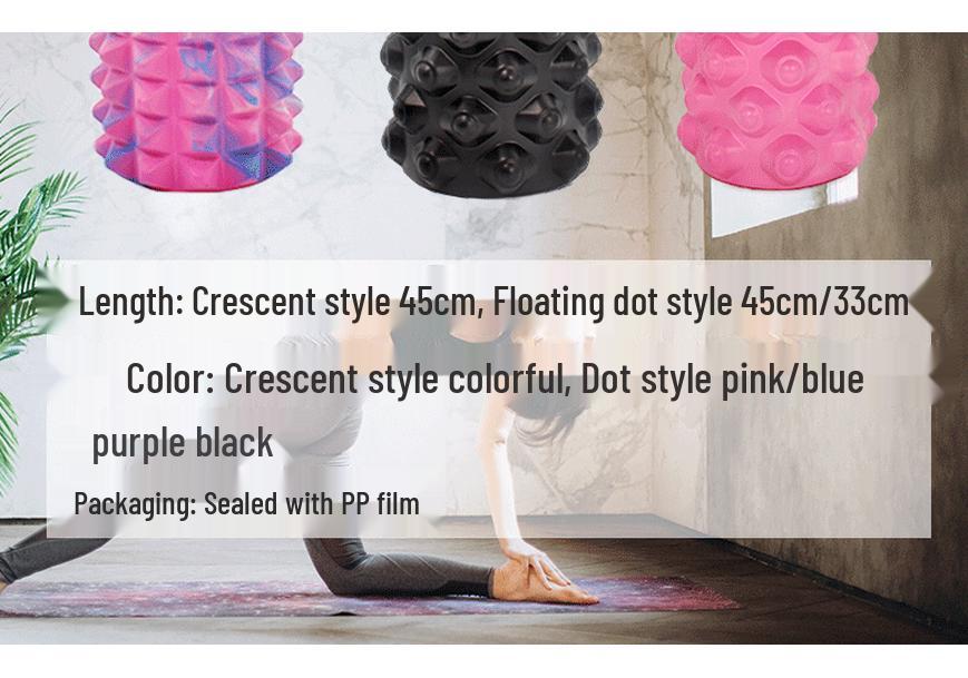 Spiky Crescent Foam Roller & Massager for Calves and Muscles