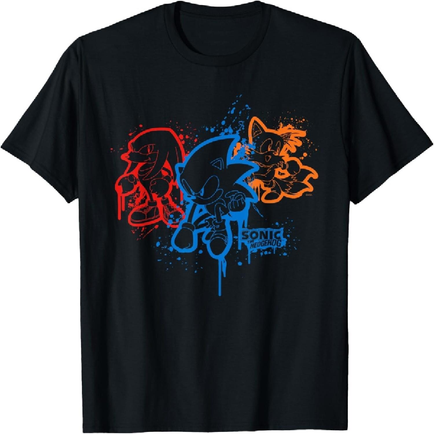 

Sonic the Hedgehog - Spray Paint T-Shirt XXXXXL різнокольоровий
