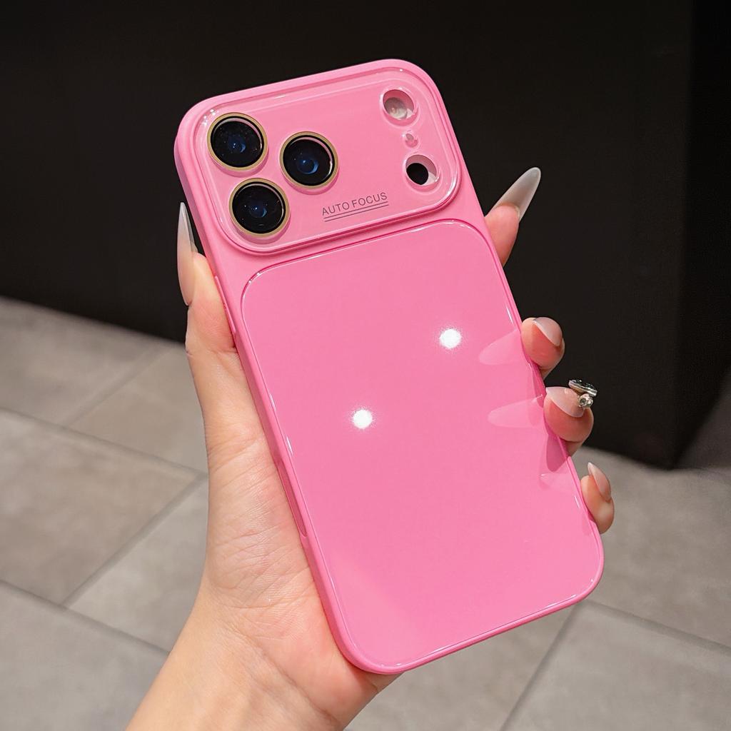 Applicable to Apple 17Promax mobile phone case, ice-feeling tempered glass iPhone16 seconds to increase the window all-inclusive hard case