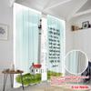 2pcs 2D Flat Printing Curtain Jesus Light of World Lighthouse Fabric Without Electricity Party Decorations Use for Outdoor