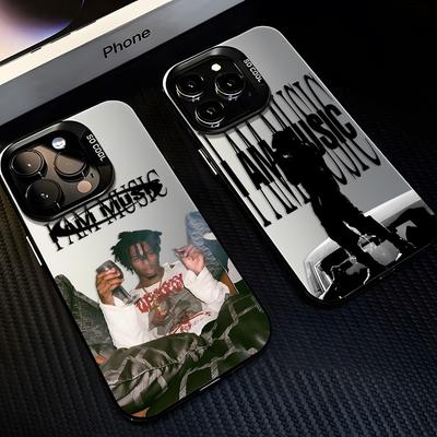 Populiaraus reperio Playboi Carti I Am Music telefono dėklas, skirtas iPhone 17 16e 16 15 14 13 12 11 mini Pro Max X XR XSMAX 8 7 Air Plus Anti