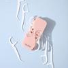 Tooth Care Dental Floss Pick Dispenser Teeth Flosser Stick Teeth Floss Storage Box Automatic Case