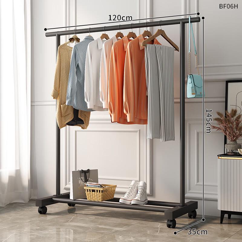 OIMG Folding Floor Clothes Rack