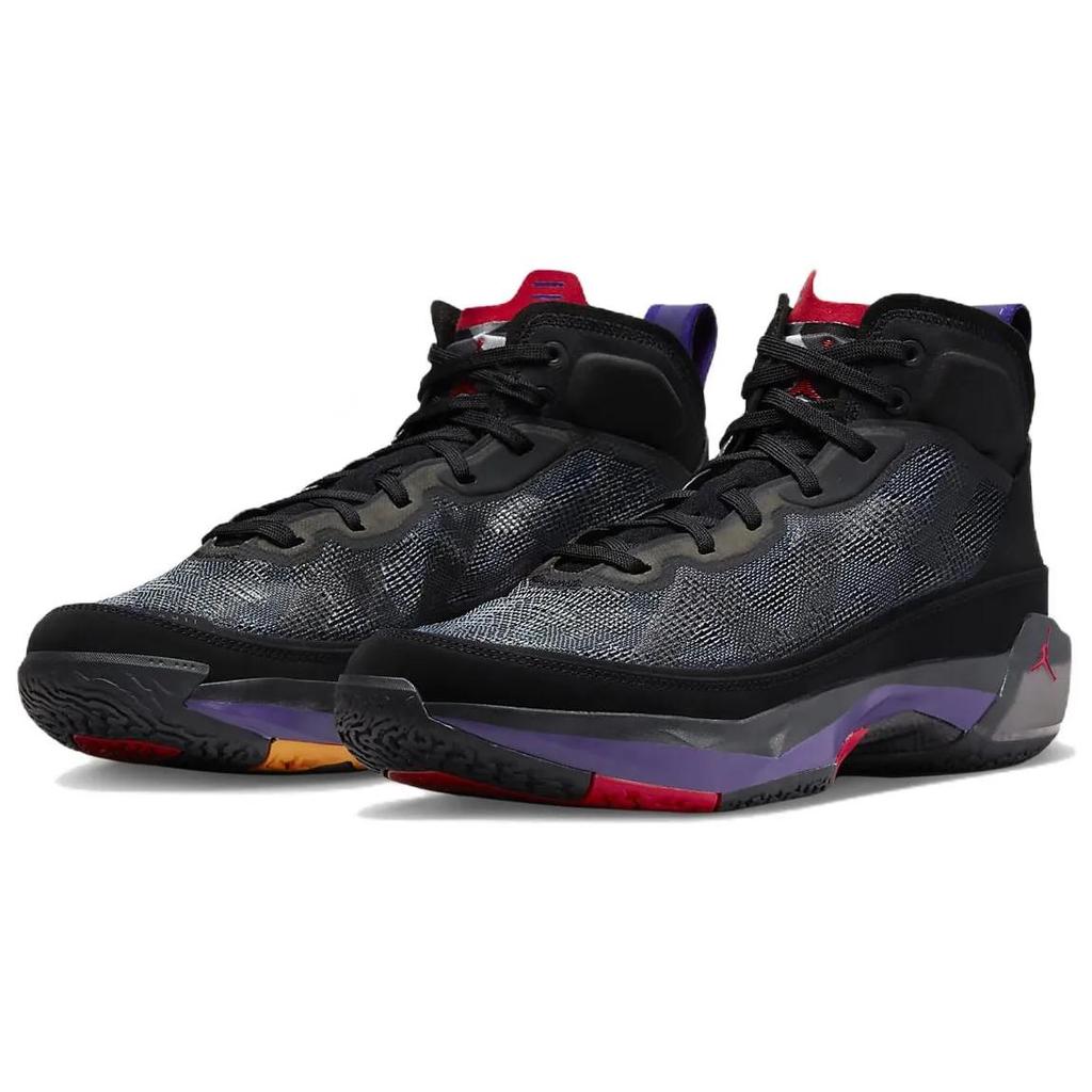 Air Jordan 37 PF 'Raptors' (Unisex) Black / Club Purple / Dark Charcoal / True Red / Okra Basketball Shoes DV0747 065