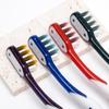 Three Smiles Soft & Hard Bristle Adult Toothbrush with Large Head and Gum Protection