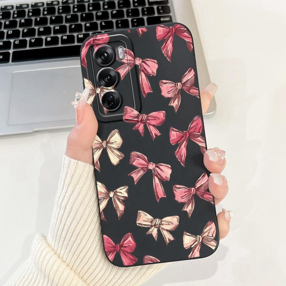 Beautiful Floral Phone Case For OPPO Reno12 12Pro 5G Soft Silicone Shockproof Cover For Oppo Reno12 Pro 5G Reno 12 Cases Bumpers