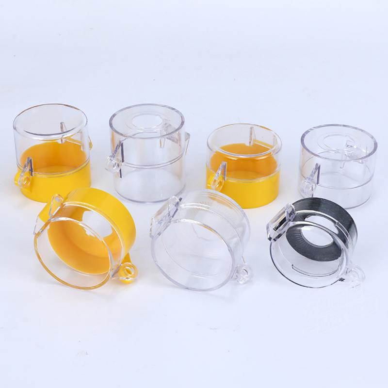 22Mm Push Button Switch Protective Cover Protective Cover Anti-Missing Elevator Emergency Stop  Accessory Round Warning Ring