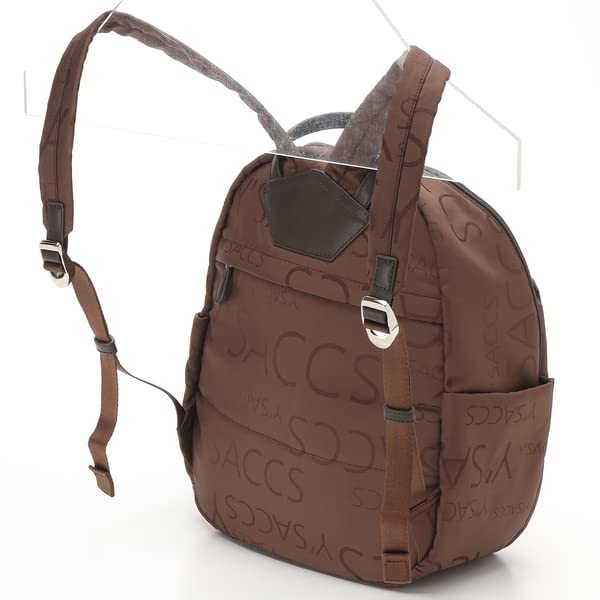 Backpack Logo Jacquard Backpack for Women Y710385 Brown [Isaac] (20)