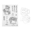 Transparent Stamp TPR Embossed Scrapbook Tableware Pattern Decoration with Knife Mold