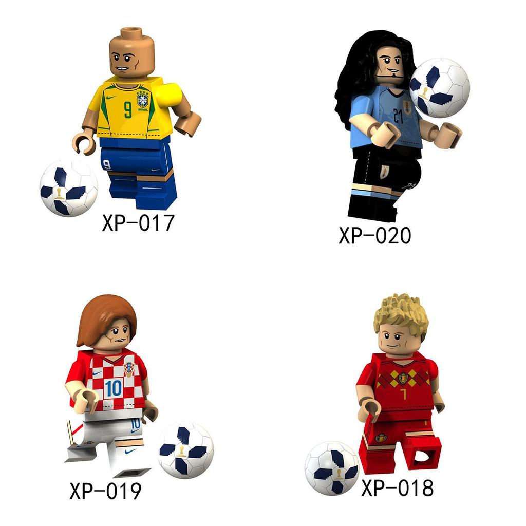 Science Xp013-020 Messi Neymar Football Team Building Blocks Toy