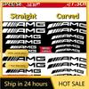 DQY2   New 2025 Hot 6Pcs for Mercedes Benz AMG W203 W204 W205 W211 W212 W213 W218 W463 W210 W176 W218 C63 E63 Car Brake Caliper Sticker