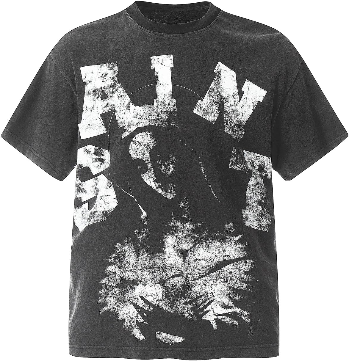 

Arnodefrance Saint Graphic Printing Tshirt Vintage Oversized Tee Shirt Cotton Short Sleeve Shirt 5XL різнокольоровий