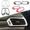 For Honda Accord 10th 2018      Car Switch Vent Outlet Air Condition Panel Control Trim Frame Stick 2PCs