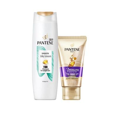 Pantene Selymesen Sima Sampon és 3 perces Balzsam Szett