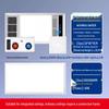 Smart All-in-One Bathroom Heater: All-Aluminum, Ceiling-Mounted, Heating, Lighting, Ventilation