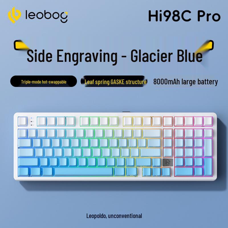 LEOBOG Hi98C Wireless Three-Mode Bluetooth Mechanical Gaming Keyboard
