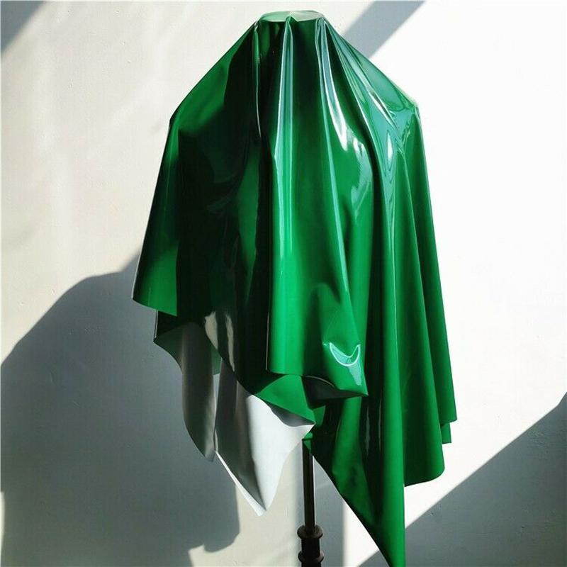 50*145cm Tessuto in Ecopelle Vinilica Lucida e Brillante Morbida Elastica Materiale in PVC Per Abito Tappezzeria