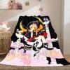 Magic Cardcaptor Sakura Flannel Lightweight Blanket Home Decor Sofa Bed Travel Cover Family Gift For All-Season LXRa18
