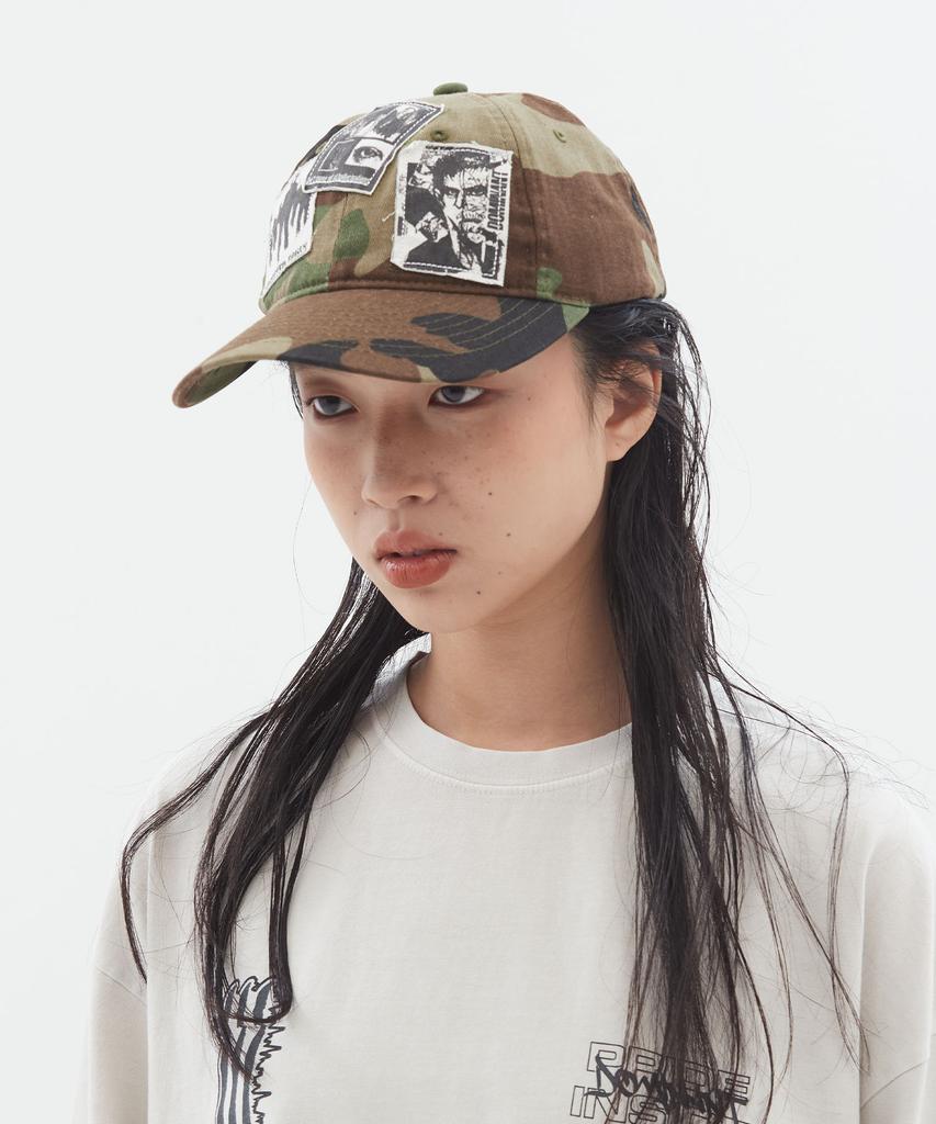 DOMINANT Distressed Patch Cap_Camo