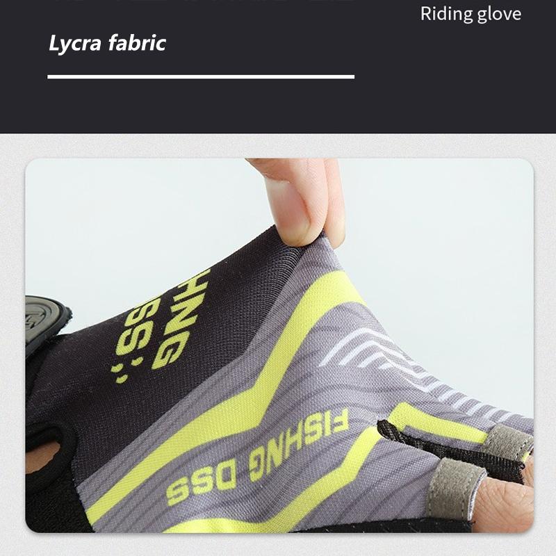 Waterproof Fishing Gloves Anti-Slip Anti-Hanging Climbing Cycling Cast Three-Finger Design Fish Gloves Sports Outdoor Protection
