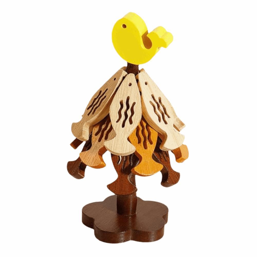 

Creative Tree-shaped Heat-insulating Mat Foldable Non-slip Heat-insulating Coasters Fish-Shaped Pad Bamboo As Shown жовтий