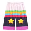 19783 Kinder Mädchen Lily Lovebraids Rosa Bedrucktes Kurzarm T-Shirt Oberteil Shorts Sets