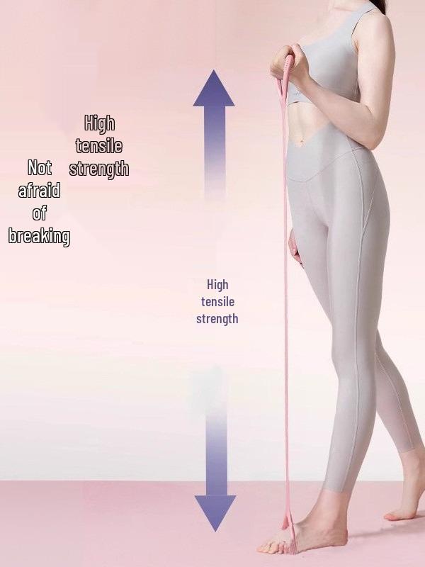 8-Word Resistance Band: Back & Shoulder Workout Tool for Yoga & Fitness