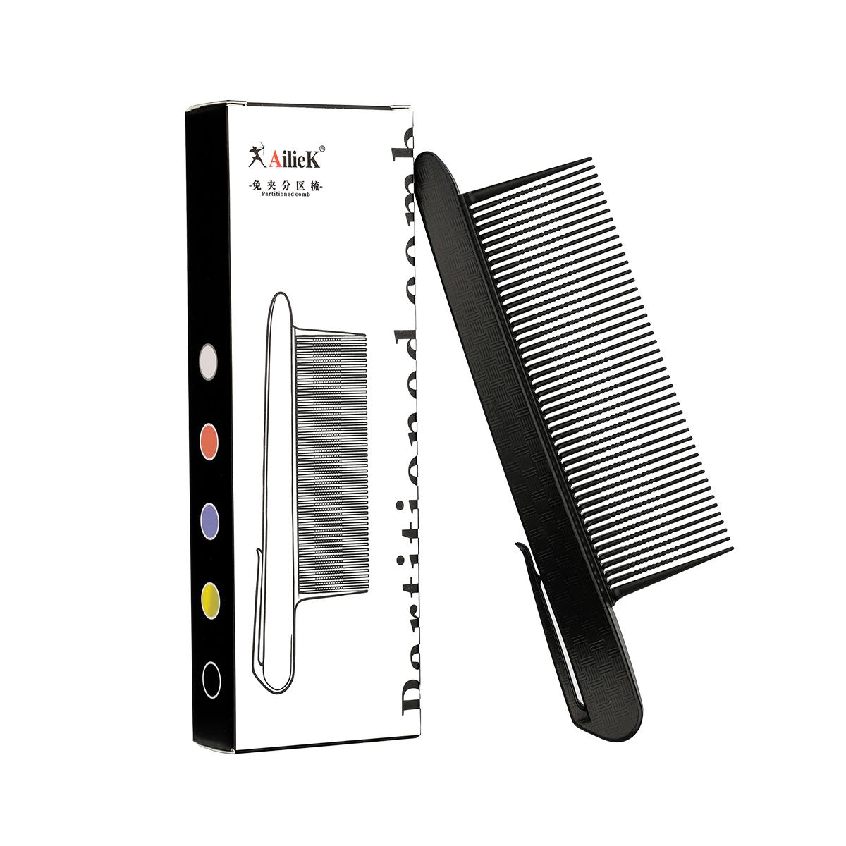 1pcs Hair Comb Styling Tool - Multi functional Hair Comb with Built in Hair Dyeing Positioning Clip, Hair Styling Tool