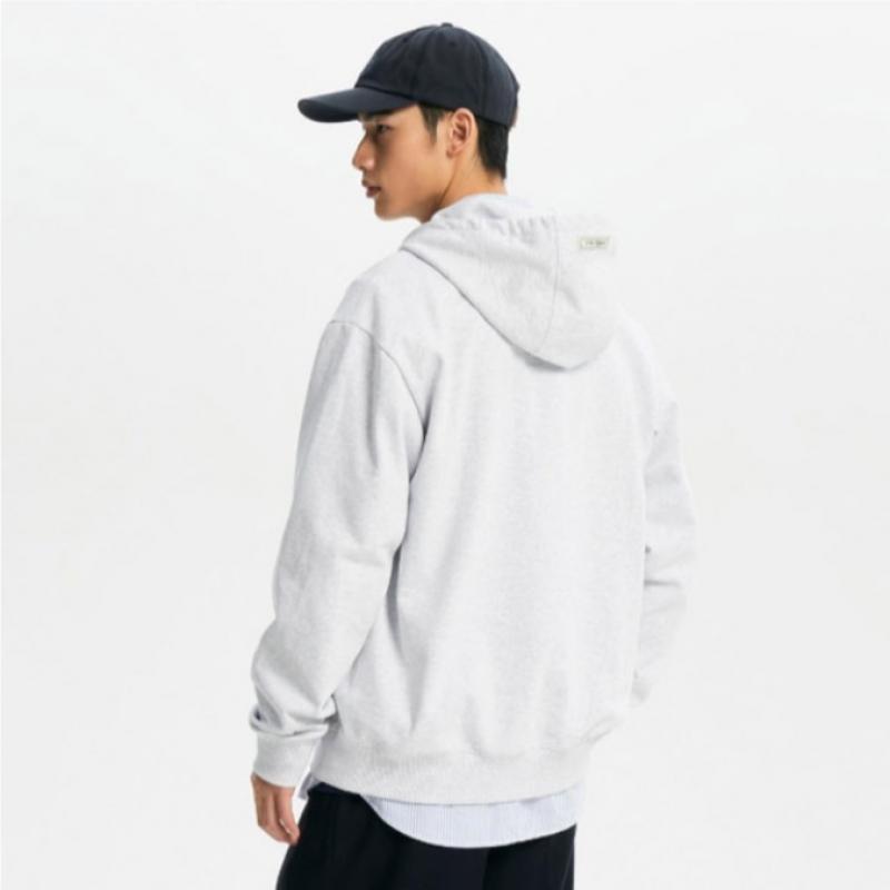 New Balance Hooded Zip Up Semi Overfit Nbmde11113 16