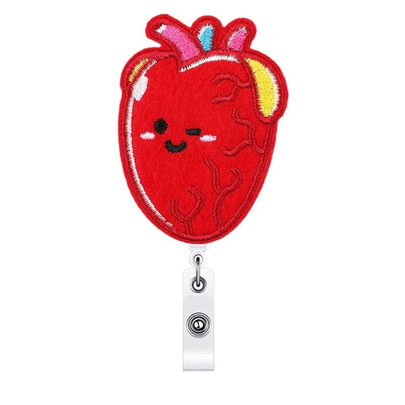 Reusable Nurse Badges Clip With Embroidery Fabric Label and Quick Releases Mechanism for Team Identification Needs