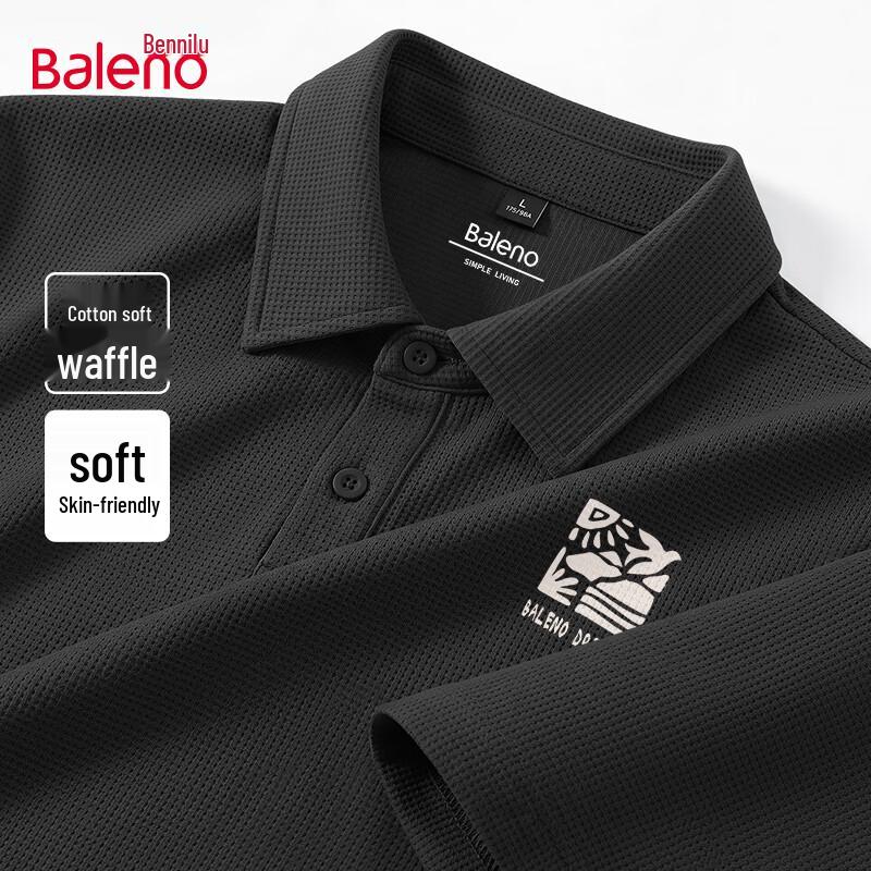 Baleno Men s Waffle-Knit Short-Sleeve Polo Shirt 2XL