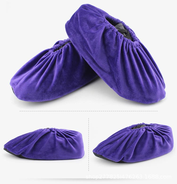 Thickened Non-Slip Adult Fleece Shoe Covers for Indoor Use, Reusable and Washable.