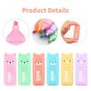 6pcs/Kit Charming Cartoon Mini Highlighter Pens Kawaii Pastel Colors Manga Markers Scrapbooking Diary Highlighter Stationery