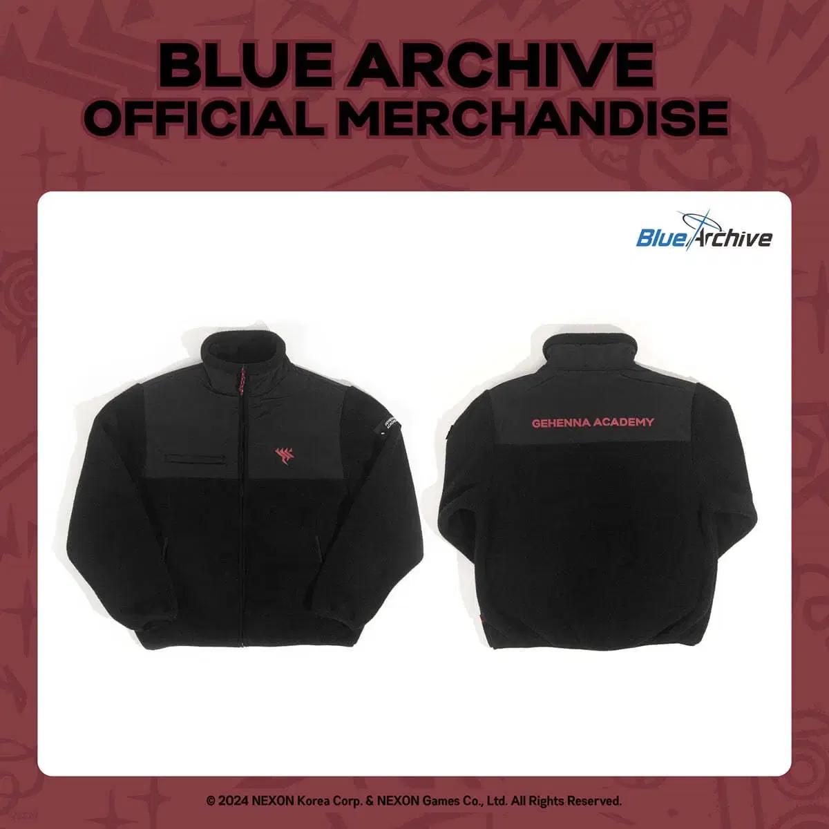 

Blue Archive 3rd Anniversary Gehenna Fleece Zip Up