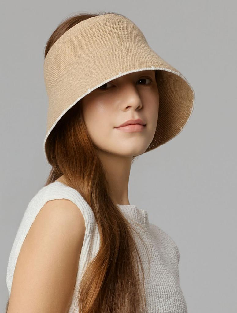 Hwaiteusaenjeu Refined Summer Knit Visor Verina (4 Colors)