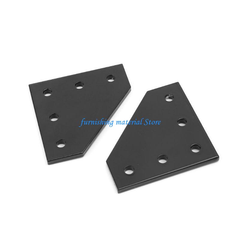 Y5GD 4pcs 5-hole Joint Boards 90 Degree Corner Bracket For 2020 Aluminum Profil