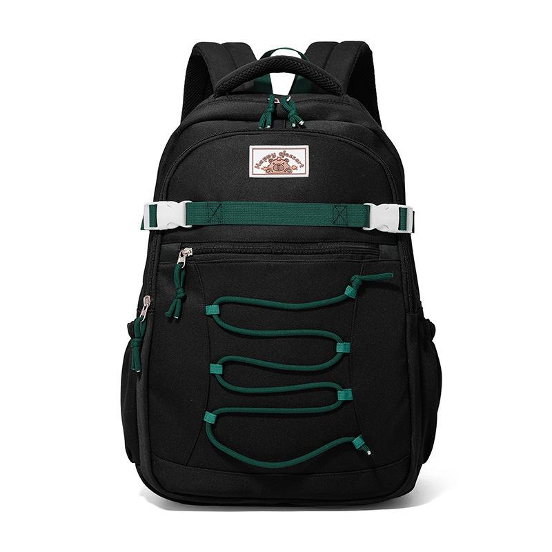 School Bag Contrasting Color Casual High Value Junior High School Students Lightweight Versatile Large Capacity Backpack Batch