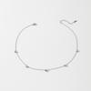 Stainless Steel Adjustable Mini Heart Cuban Chain Necklace