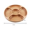 Glass Fruit Plate Nut Storage Box Double Layer Candy Snack Bowl Storage Box Fruit Container With Wooden Lid For Home Kitchen