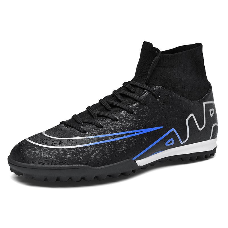 2025 new high-top football shoes AG long nails TF broken nails youth men's and women's shoes training competition sports shoes