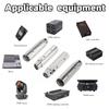 3 Pin XLR To 5 Pin DMX Female Metal Cased Converter Audio Adapter for Stage Light Cable Convertor Microphone audio Connector