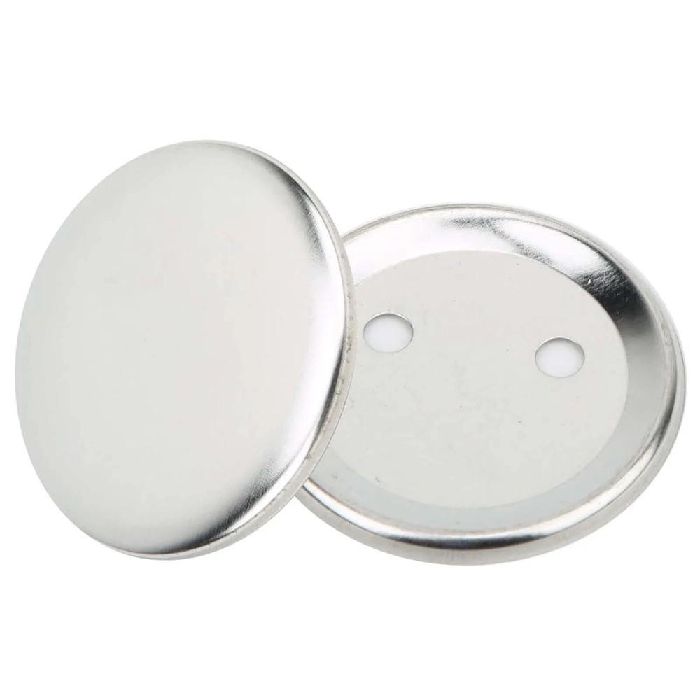 100pcs DIY Art Crafts Metal Brooch Clasps Blank Pin Disk Pad Round Pin Badge  Brooches Jewelry