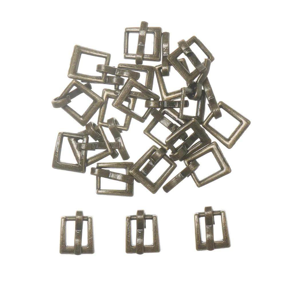 20pcs 4mm Tiny Belt Buckle For Handmade Doll Bag Shoes Mini Ultra-small Tri-glide Buckle DIY Dolls Clothes Sewing Accessories
