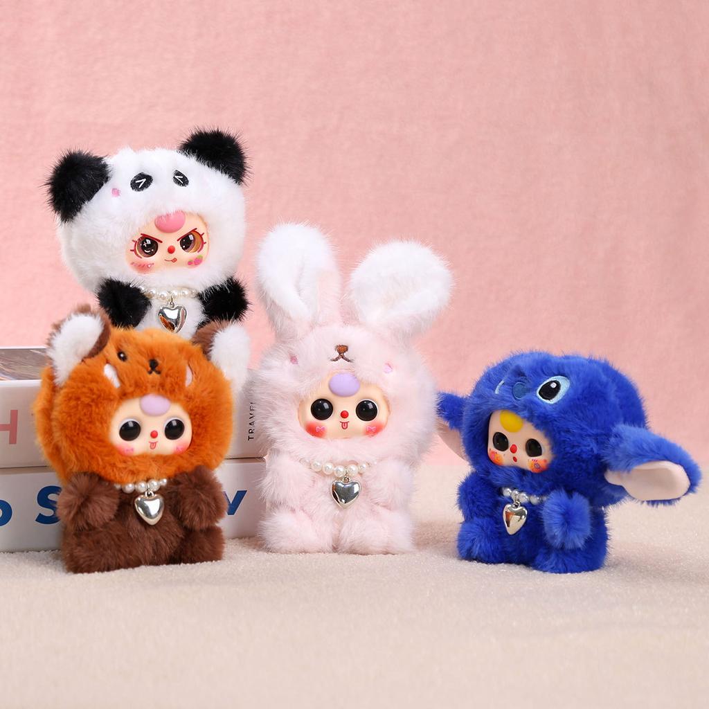 Baby Three-year-old Turned Into Vinyl Doll Animal Plush Toy Doll Pendant Keychain Wholesale Birthday Gift Girl