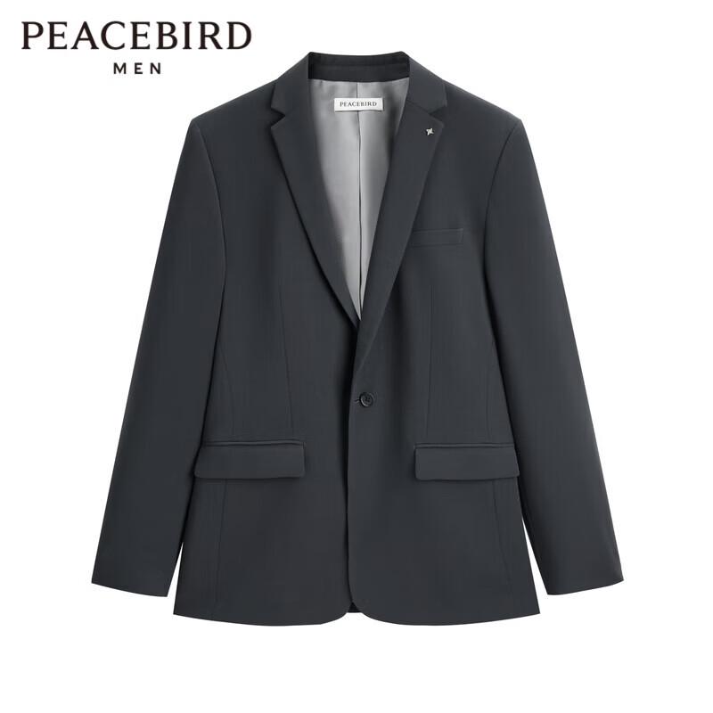 

Мужской приталенный деловой пиджак PEACEBIRD XL/180