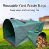 A03F-2 Pieces Of Yard Waste Bags, Dust Garden Waste Collection Bags, Leaf Bags, For Collecting Fallen Leaves