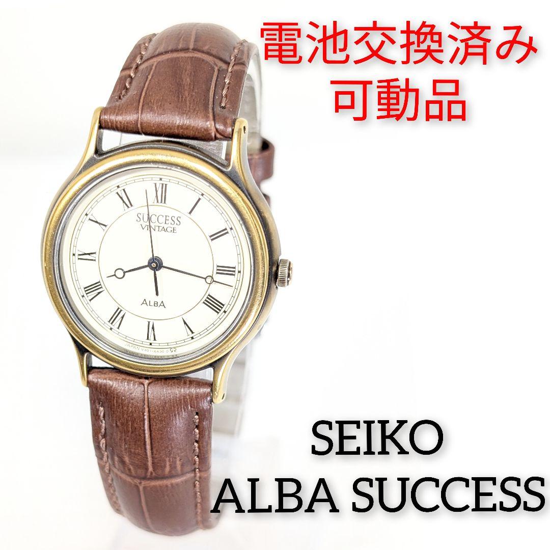 

[USED] SEIKO ALBA SUCCESS Men s Watch H-82, Battery Strap Replaced, Working